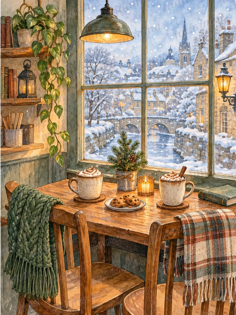 Winter at the window