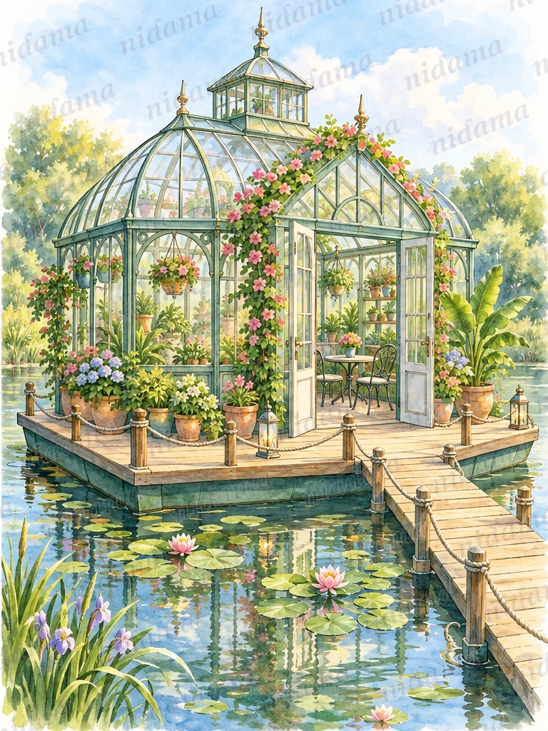Floating glasshouse