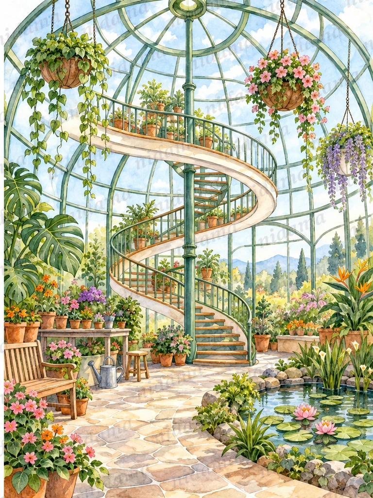 Jardim em espiral