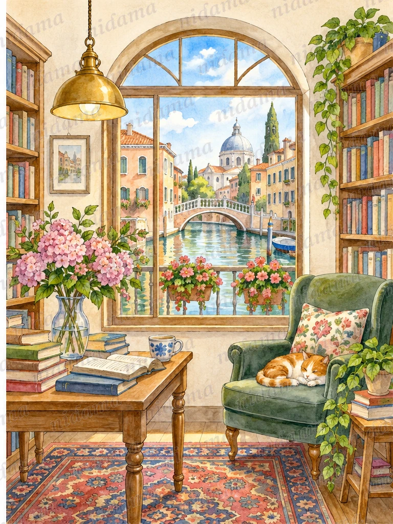 Librería junto al canal
