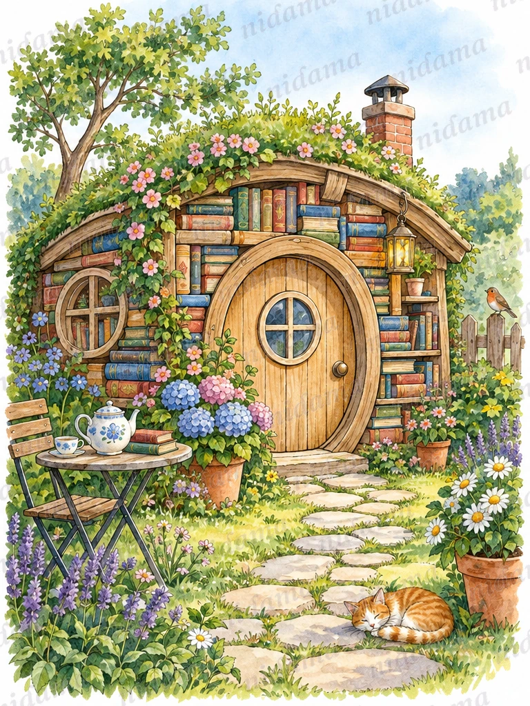 Casinha de livros