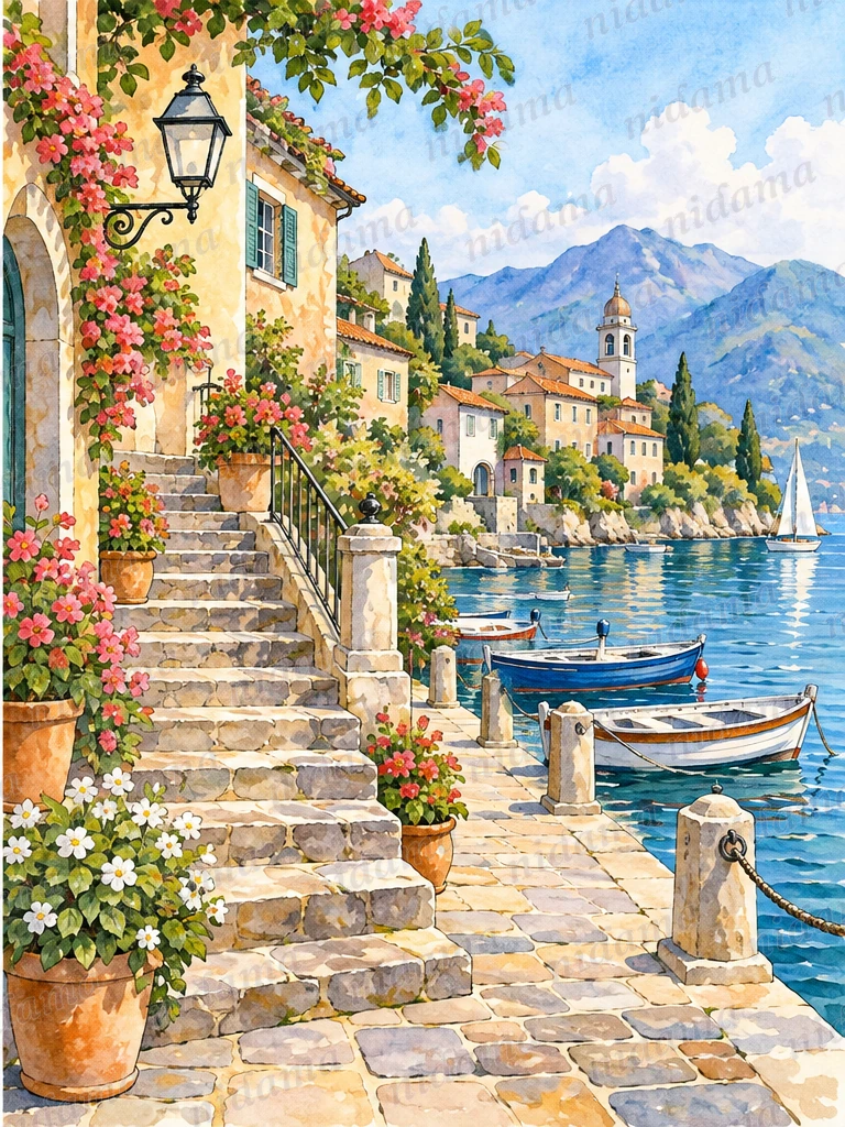 Steps to the river