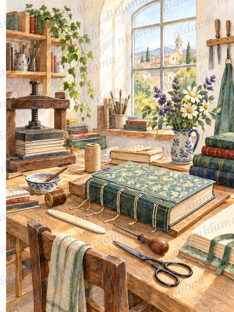 Bookbinding workshop
